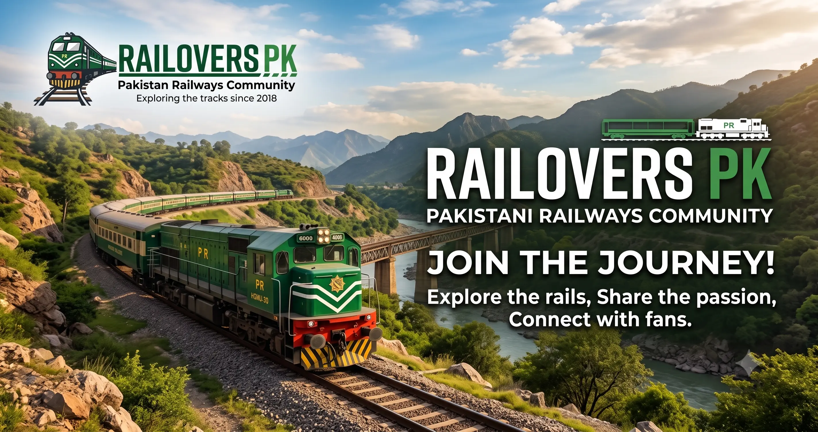 Pm Rak Rail RaiLoversPK — Pakistan Railway Vlogger & Filmmaker